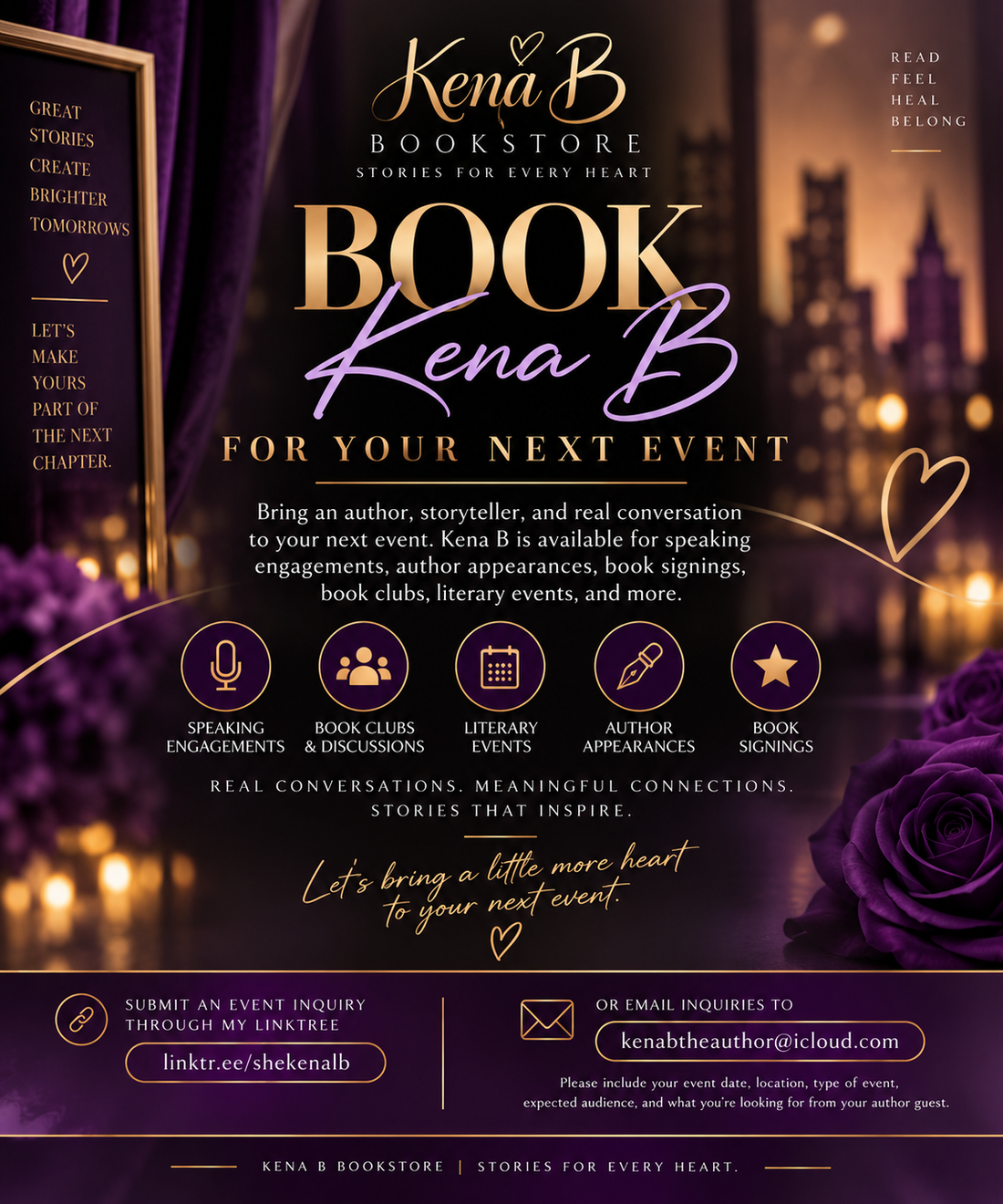 Book Kena B for Your Next Event