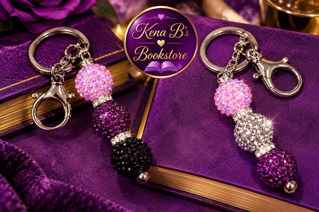 Jeweled Book Lover Bag Charms