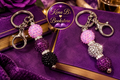 Jeweled Book Lover Bag Charms