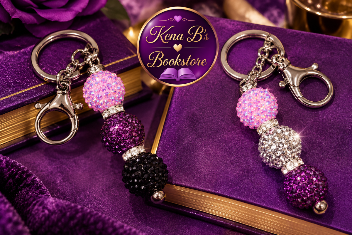 Jeweled Book Lover Bag Charms