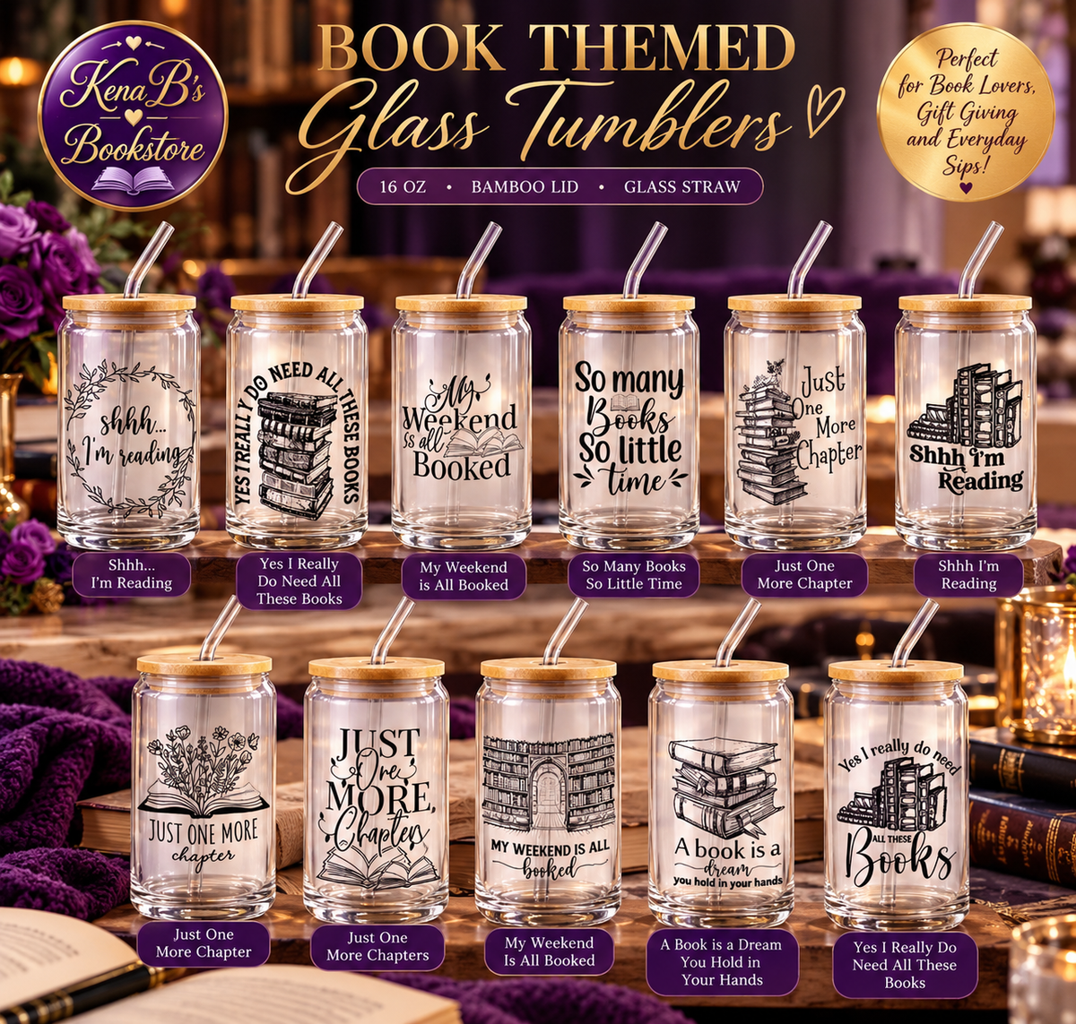 Kena B Book Cups