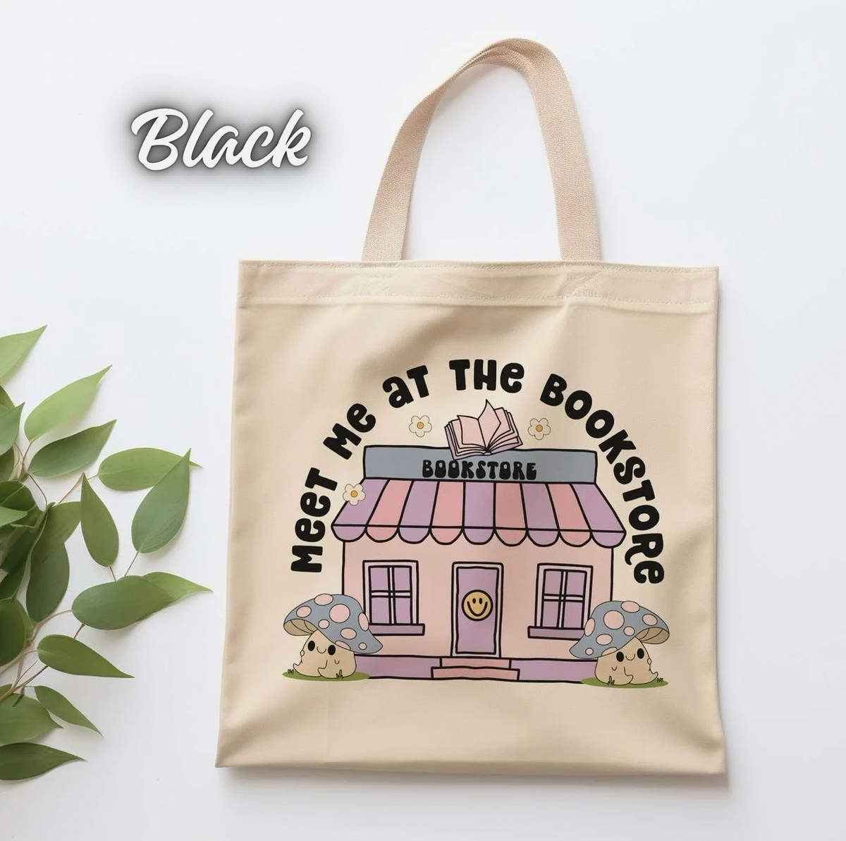 Canvas Book Tote