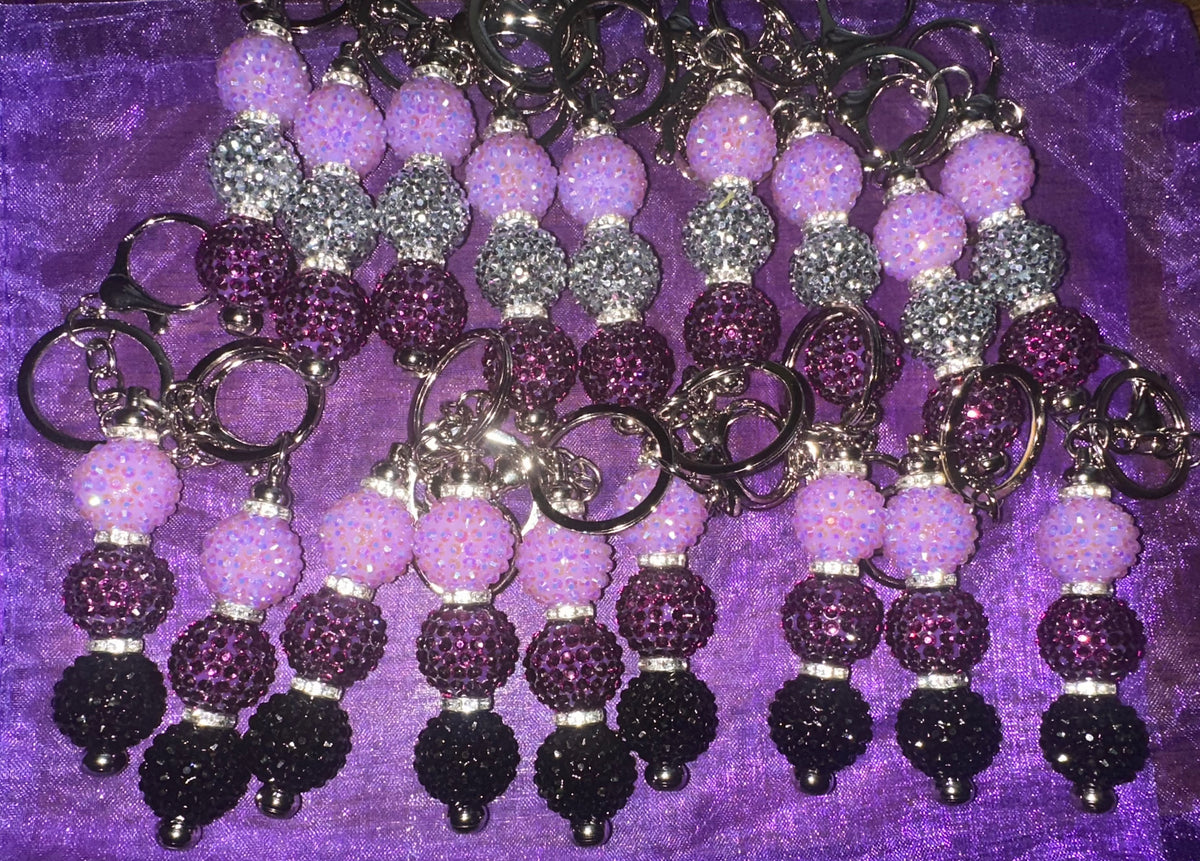 Jeweled Book Lover Bag Charms