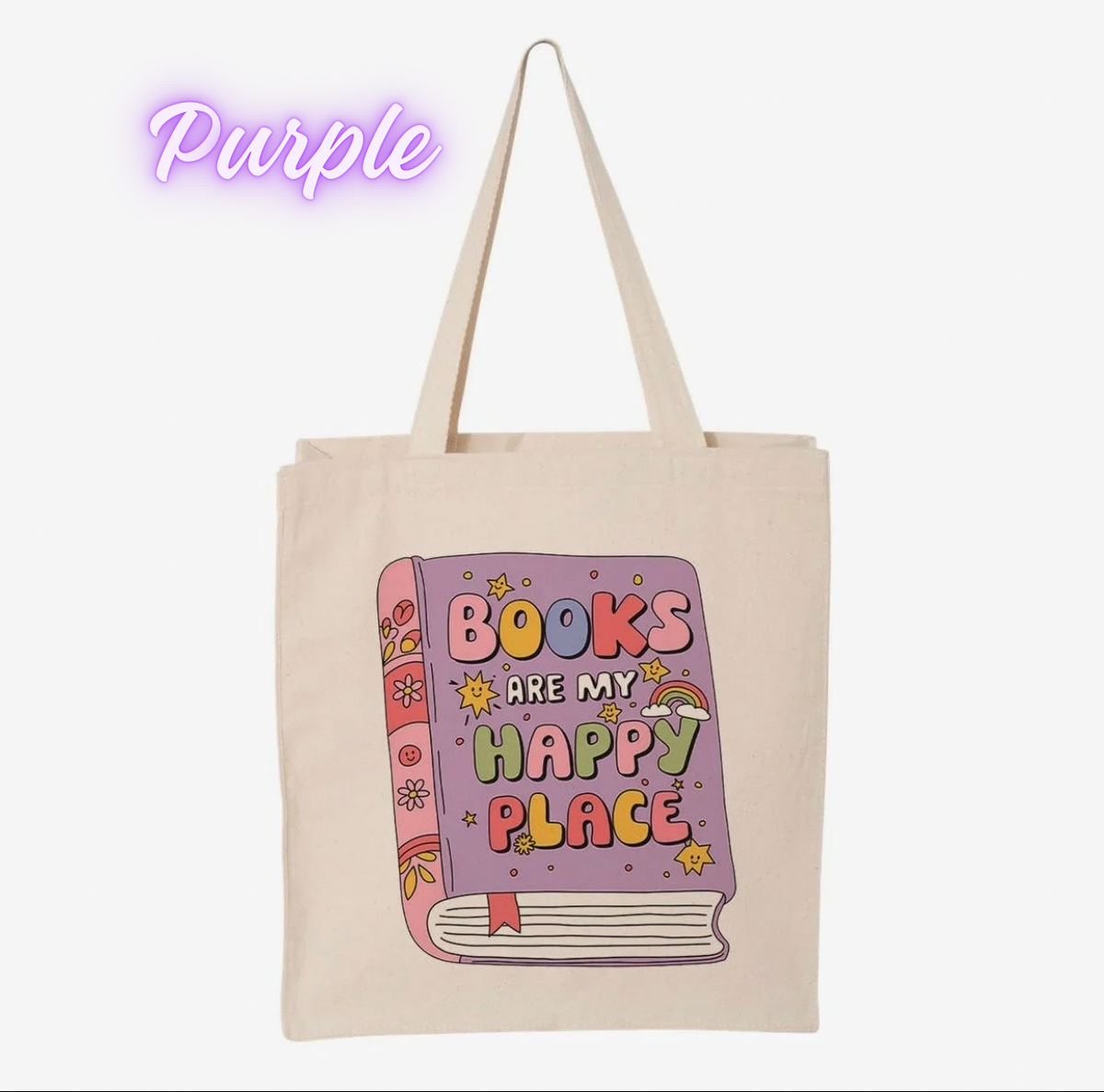 Canvas Book Tote