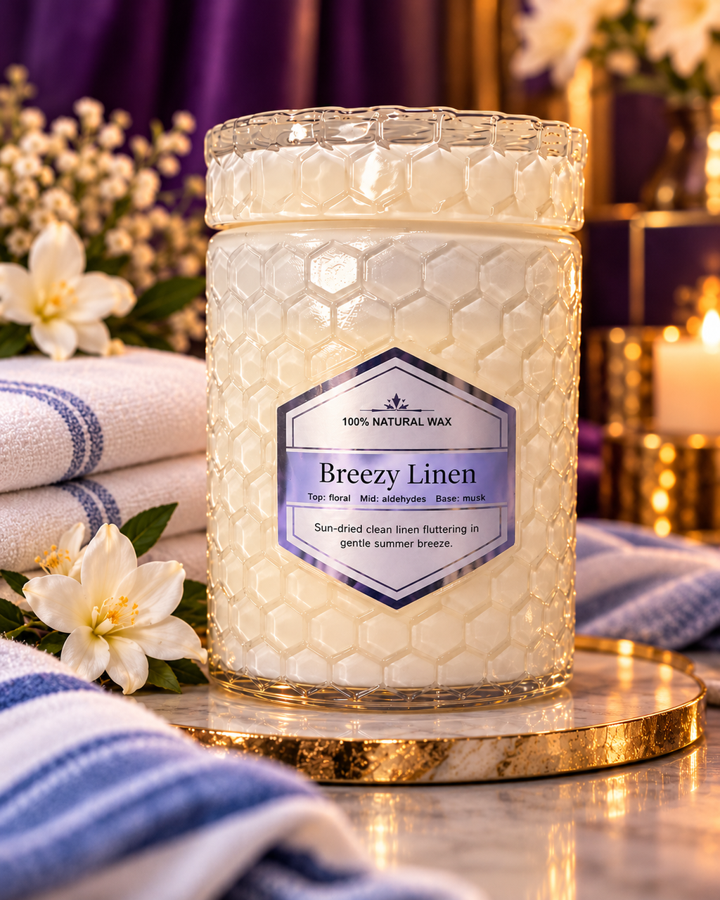 Candle: Breezy Linen