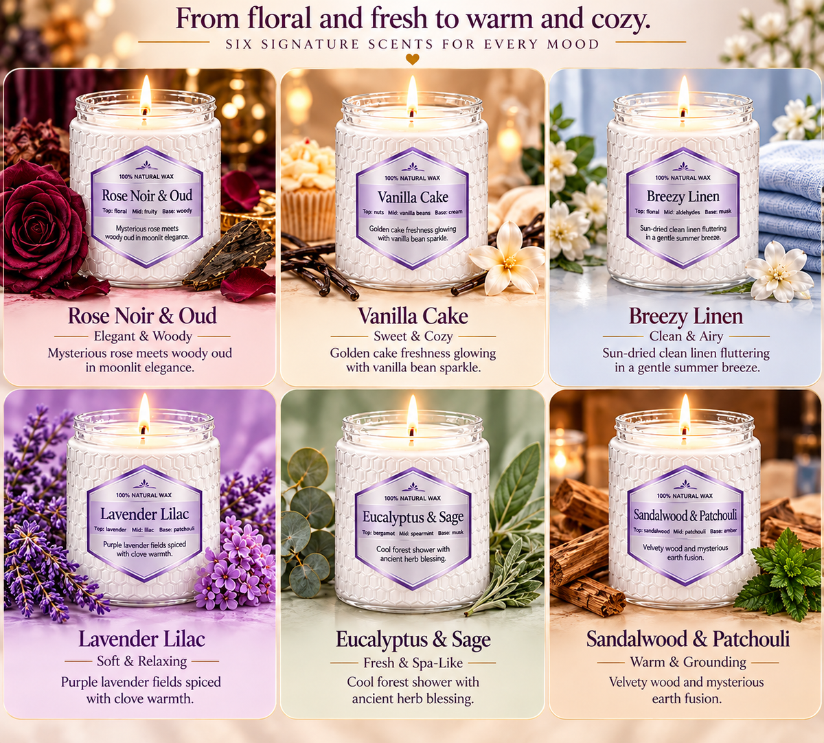 Candle: Vanilla Cake