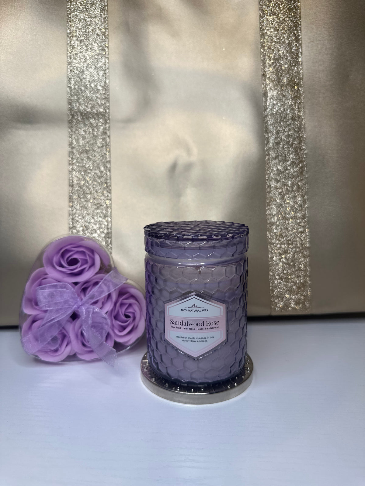 Candle: Sandalwood & Rose