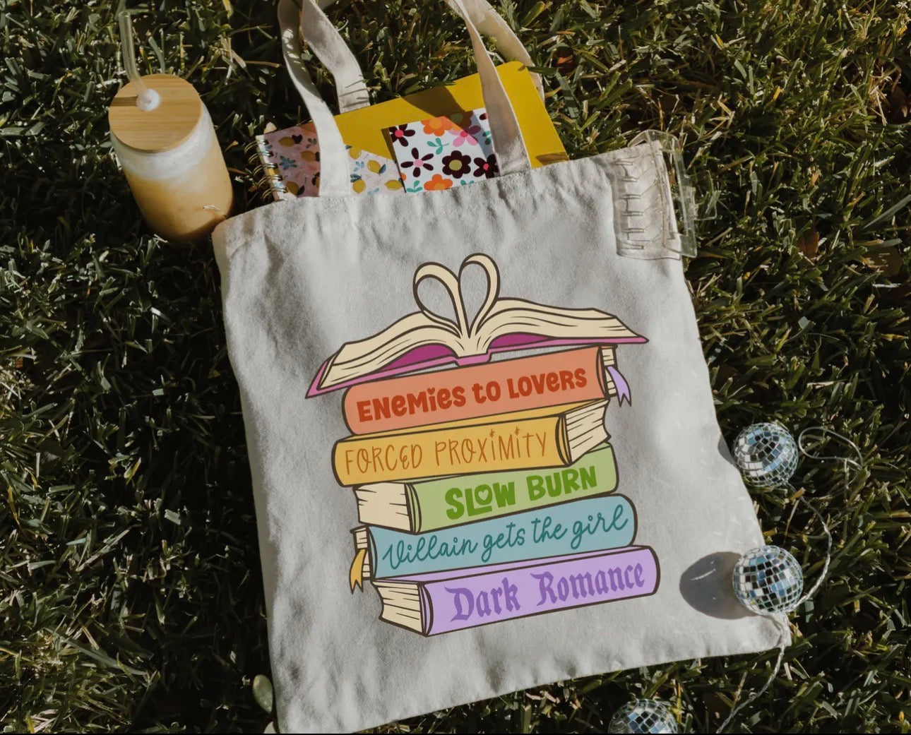 Canvas Book Tote